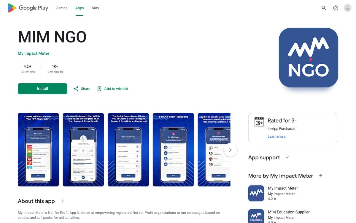 MIM NGO, an Afnexis portfolio project